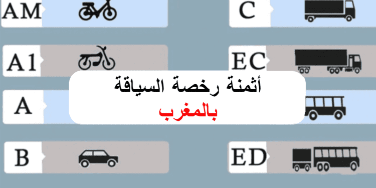 أثمنة رخصة السياقة بالمغرب